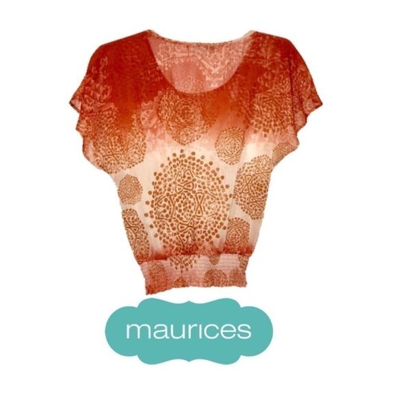 ❤️Maurices sleeveless printed blouse - Picture 1 of 6